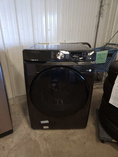 Samsung 4.5CuFt Front Load Washer with Steam!

-Brand new out of the box (Does Have a small indent under the door) - (Works perfectly, door must be pushed harder to close, Does Lock When Started)