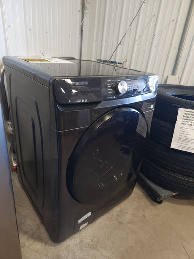 Samsung 4.5CuFt Front Load Washer with Steam!

-Brand new out of the box (Does Have a small indent under the door) - (Works perfectly, door must be pushed harder to close, Does Lock When Started)