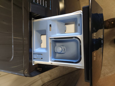 Samsung 4.5CuFt Front Load Washer with Steam!

-Brand new out of the box (Does Have a small indent under the door) - (Works perfectly, door must be pushed harder to close, Does Lock When Started)