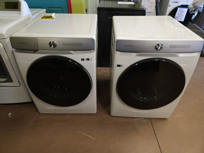 Samsung 5.0 cu. ft. Extra-Large Capacity Smart Dial Front Load Washer with CleanGuard and 7.5 cu. ft. Smart Dial GAS Dryer! (USED ONCE - VERY CLEAN - BOTH)

-WASHER/DRYER SET, BOTH USED, BOTH ARE VERY CLEAN AND WORK PERFECTLY! (DRYER IS GAS)