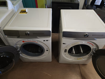 Samsung 5.0 cu. ft. Extra-Large Capacity Smart Dial Front Load Washer with CleanGuard and 7.5 cu. ft. Smart Dial GAS Dryer! (USED ONCE - VERY CLEAN - BOTH)

-WASHER/DRYER SET, BOTH USED, BOTH ARE VERY CLEAN AND WORK PERFECTLY! (DRYER IS GAS)
