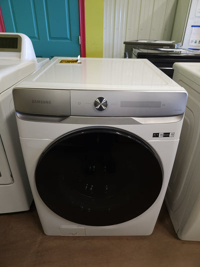 Samsung 5.0 cu. ft. Extra-Large Capacity Smart Dial Front Load Washer with CleanGuard and 7.5 cu. ft. Smart Dial GAS Dryer! (USED ONCE - VERY CLEAN - BOTH)

-WASHER/DRYER SET, BOTH USED, BOTH ARE VERY CLEAN AND WORK PERFECTLY! (DRYER IS GAS)