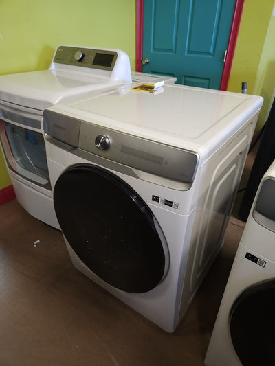 Samsung 5.0 cu. ft. Extra-Large Capacity Smart Dial Front Load Washer with CleanGuard and 7.5 cu. ft. Smart Dial GAS Dryer! (USED ONCE - VERY CLEAN - BOTH)

-WASHER/DRYER SET, BOTH USED, BOTH ARE VERY CLEAN AND WORK PERFECTLY! (DRYER IS GAS)