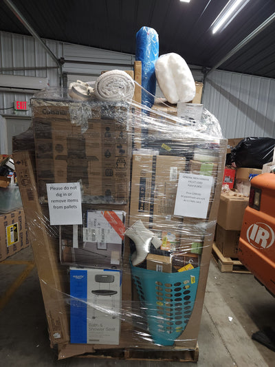 JUMBO LIQUIDATION PALLET- Number # 2456

 

$399 after 20 percent automatic discount at checkout 