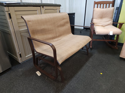 Mainstays Sand Dune 2-Seat Outdoor Glider, Tan!

-Brand new and Assembled