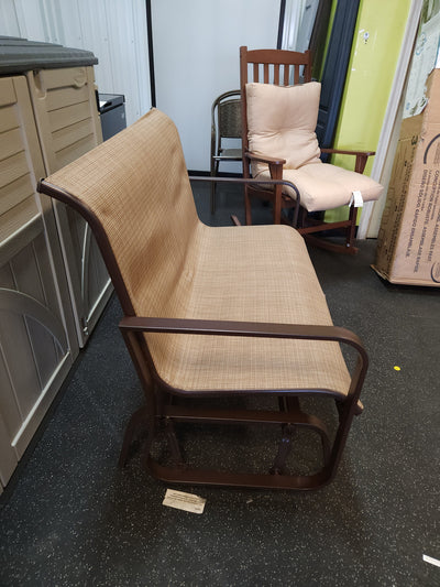 Mainstays Sand Dune 2-Seat Outdoor Glider, Tan!

-Brand new and Assembled