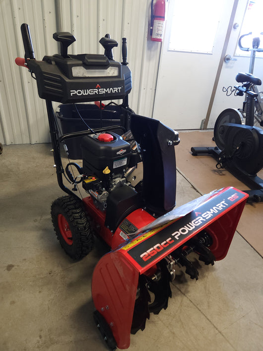 PowerSmart 26 in. Two Stage Electric Start Gas Snow Blower with Brigg Stratton Engine PSS2260BS!

-Brand new and Assembled