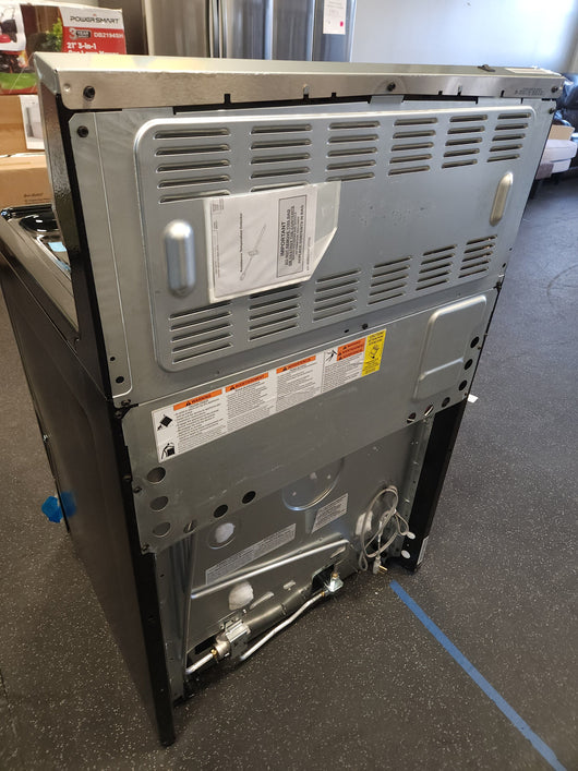 Frigidaire  30-in 5 Burners 5-cu ft Self-cleaning Freestanding Gas Range (Easycare Stainless Steel)!

-Brand new out of the box but is lightly dented from shipping, photos shown