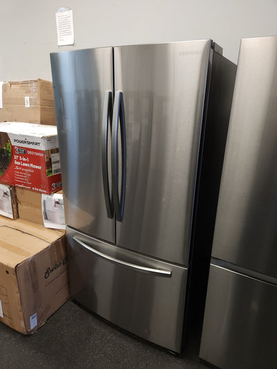 Samsung  28.2-cu ft French Door Refrigerator with Ice Maker (Fingerprint Resistant Stainless Steel) ENERGY STAR!

-Brand new out of the box!