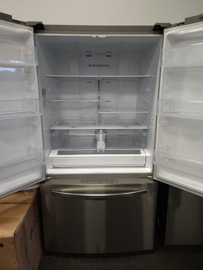 Samsung  28.2-cu ft French Door Refrigerator with Ice Maker (Fingerprint Resistant Stainless Steel) ENERGY STAR!

-Brand new out of the box!