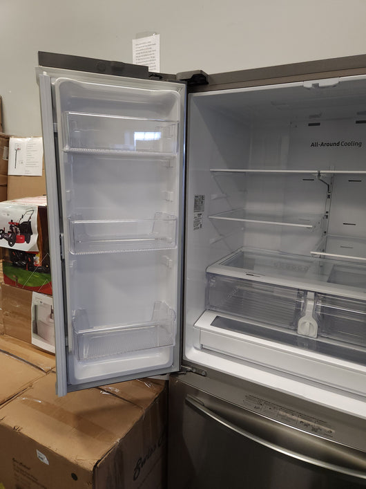 Samsung  28.2-cu ft French Door Refrigerator with Ice Maker (Fingerprint Resistant Stainless Steel) ENERGY STAR!

-Brand new out of the box!