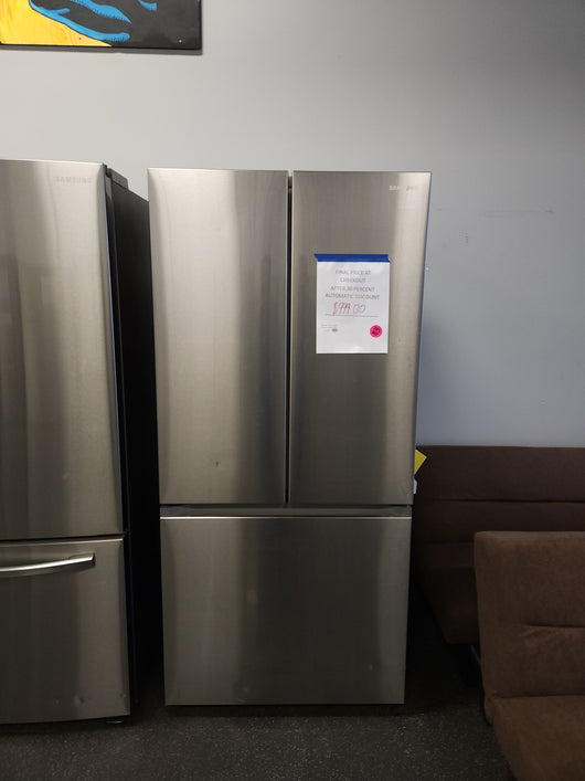 Samsung  17.5-cu ft Counter-depth French Door Refrigerator with Ice Maker (Fingerprint Resistant Stainless Steel) ENERGY STAR**New,Scratch and dent**