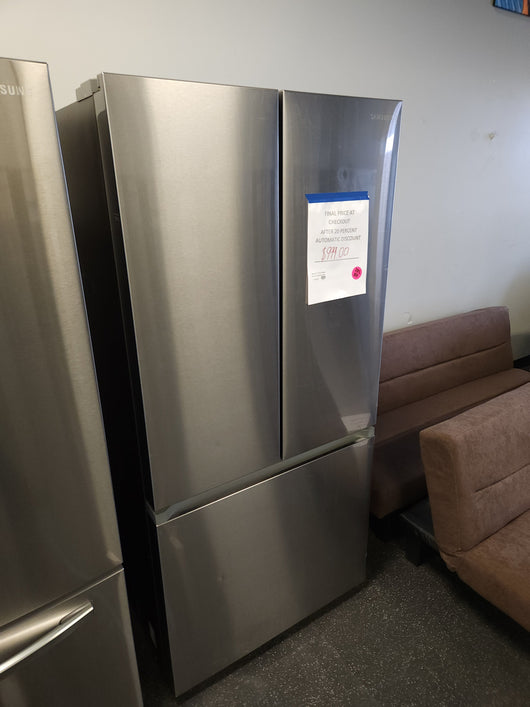 Samsung  17.5-cu ft Counter-depth French Door Refrigerator with Ice Maker (Fingerprint Resistant Stainless Steel) ENERGY STAR**New,Scratch and dent**