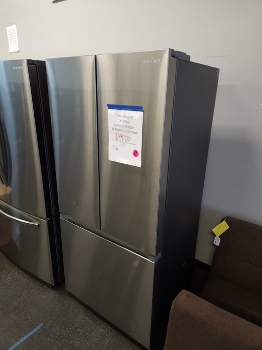 Samsung  17.5-cu ft Counter-depth French Door Refrigerator with Ice Maker (Fingerprint Resistant Stainless Steel) ENERGY STAR**New,Scratch and dent**