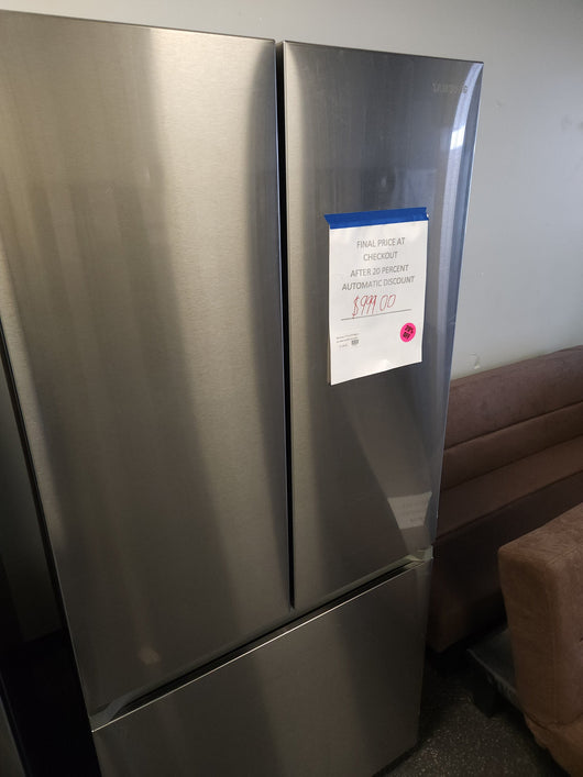 Samsung  17.5-cu ft Counter-depth French Door Refrigerator with Ice Maker (Fingerprint Resistant Stainless Steel) ENERGY STAR**New,Scratch and dent**