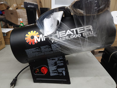 Mr. Heater F271390 75,000 - 125,000 BTU Forced Air Propane Heater!

-Brand new but is lightly dented from shipping