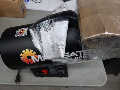 Mr. Heater F271390 75,000 - 125,000 BTU Forced Air Propane Heater!

-Brand new but is lightly dented from shipping