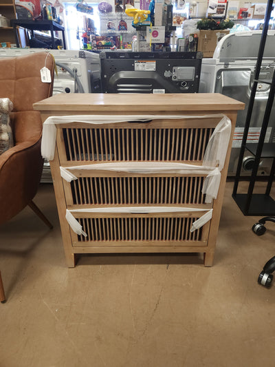 Baxton Studio Clement 3 Drawer Bedroom Chest! New Out of Box!