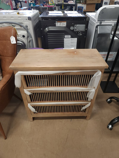 Baxton Studio Clement 3 Drawer Bedroom Chest! New Out of Box!