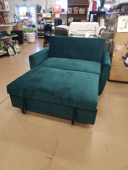 Merax 57" Modern Velvet Sleeper Sofa Bed, Convertible Sleeper Sofa Couch!