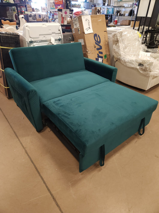 Merax 57" Modern Velvet Sleeper Sofa Bed, Convertible Sleeper Sofa Couch!