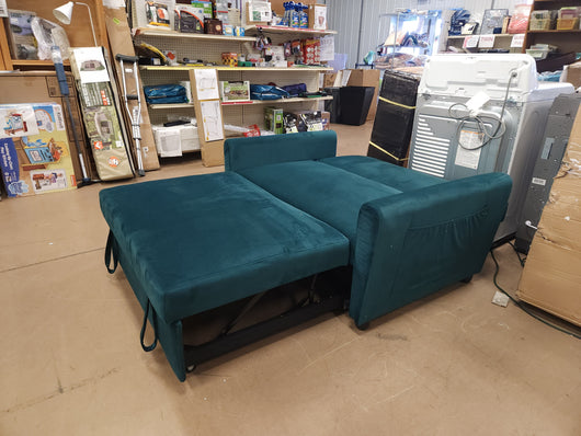 Merax 57" Modern Velvet Sleeper Sofa Bed, Convertible Sleeper Sofa Couch!