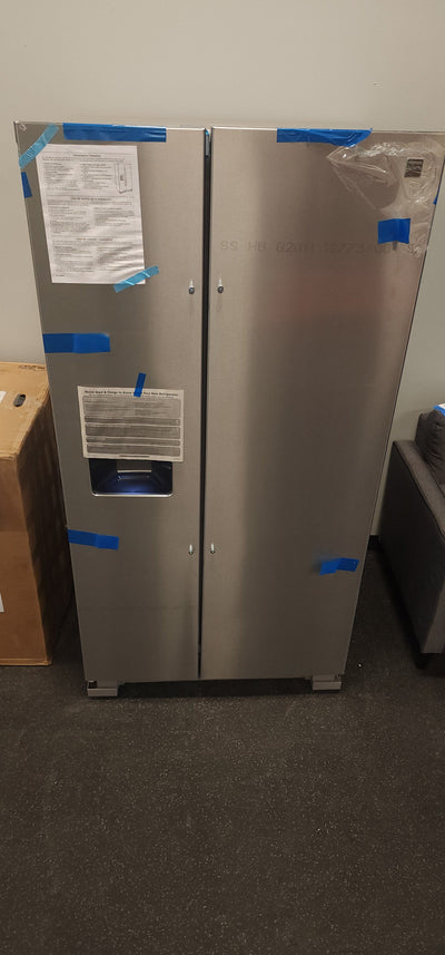 Kenmore 36" Side-by-Side Refrigerator and Freezer with 25 Cubic Ft. Total Capacity, Stainless Steel!

-Brand new right out of the box