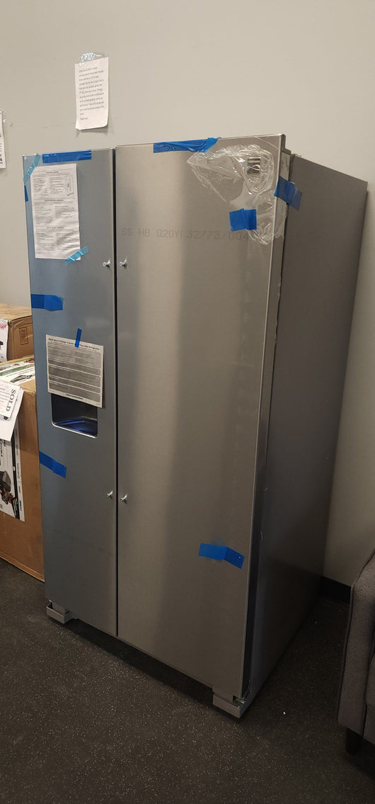 Kenmore 36" Side-by-Side Refrigerator and Freezer with 25 Cubic Ft. Total Capacity, Stainless Steel!

-Brand new right out of the box