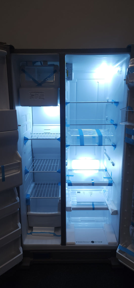 Kenmore 36" Side-by-Side Refrigerator and Freezer with 25 Cubic Ft. Total Capacity, Stainless Steel!

-Brand new right out of the box