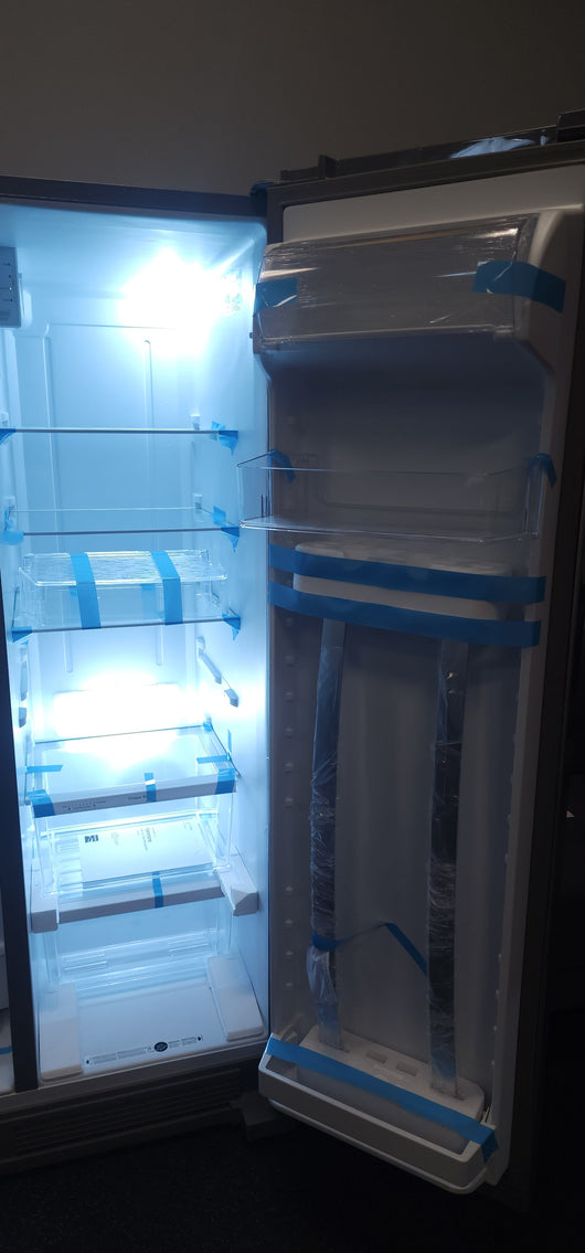Kenmore 36" Side-by-Side Refrigerator and Freezer with 25 Cubic Ft. Total Capacity, Stainless Steel!

-Brand new right out of the box