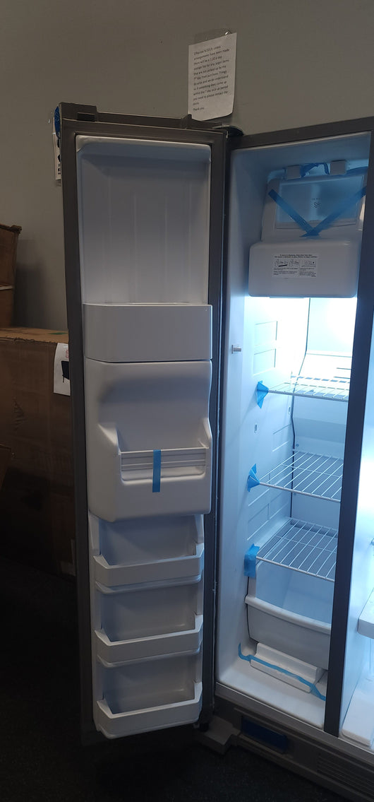 Kenmore 36" Side-by-Side Refrigerator and Freezer with 25 Cubic Ft. Total Capacity, Stainless Steel!

-Brand new right out of the box