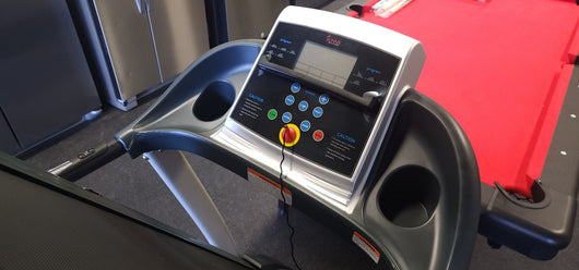 Sunny Health & Fitness Treadmill with Manual Incline, Pulse Sensors, Folding, LCD Monitor for Exercise SF-T4400! 

-New & Assembled but does have some cracked plastics from shipping, photos shown
