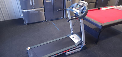 Sunny Health & Fitness Treadmill with Manual Incline, Pulse Sensors, Folding, LCD Monitor for Exercise SF-T4400! 

-New & Assembled but does have some cracked plastics from shipping, photos shown