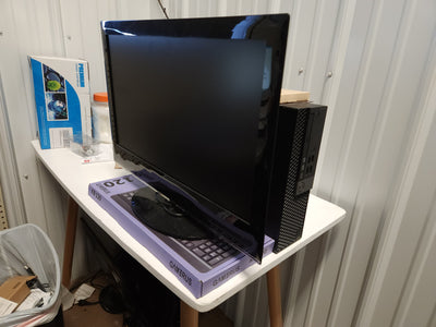 Dell Optiplex 3040-SFF, Core i5-6500 3.2GHz, 8GB RAM, 256GB Solid State Drive, DVDRW, Windows 10 Pro 64bit (Renewed) - & A Used HD Monitor!