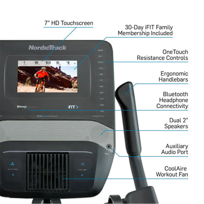 NordicTrack Studio Bike with 7” Smart HD Touchscreen!

-Brand new in the box 