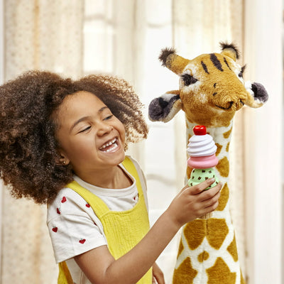Melissa & Doug Giant Giraffe - Lifelike Plush Stuffed Animal (over 4 feet tall)!

-Brand new