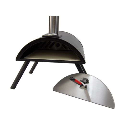 Expert Grill 15” Charcoal Pizza Oven, Black!! MISSING PIZZA STONE, CAN EASILY BE BOUGHT ONLINE!!