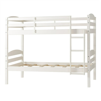Manor Park Solid Wood Twin Over Twin Bunk Bed, White!

-Brand new in the box 