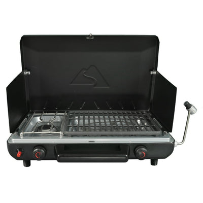 Ozark Trail 2-in-1 Portable 2 Burner Propane Camp Stove Grill!

-Brand new in the box 