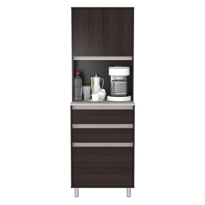 Inval Ambrossia Laminate 2-Door Breakroom Cabinet, Espresso and Grey!

-Brand new in the box 