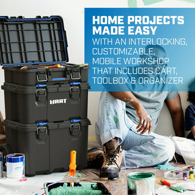 HART Stack System, Mobile Tool Box for Storage and Organization, Fits Modular Storage System!

-Brand new out of the box 