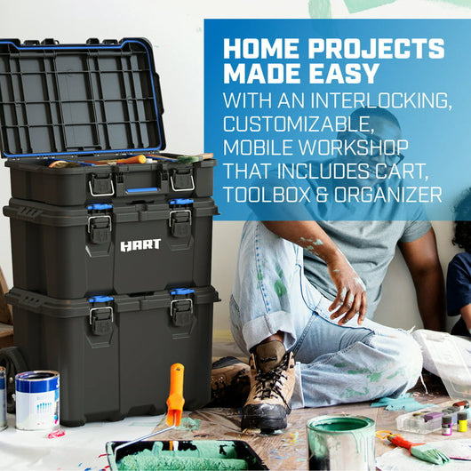 HART Stack System, Mobile Tool Box for Storage and Organization, Fits Modular Storage System!

-Brand new out of the box 