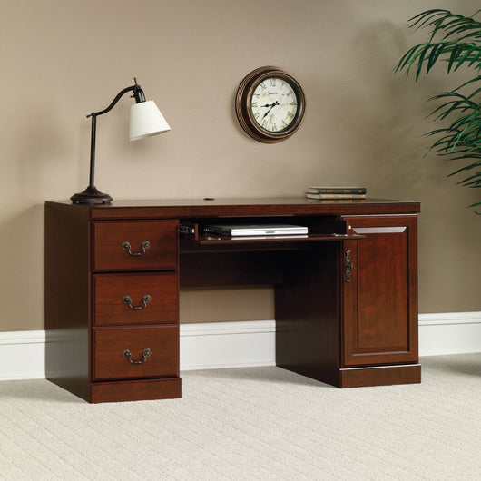 Sauder Heritage Hill Computer Credenza Desk, Classic Cherry!
-Brand new in the box 