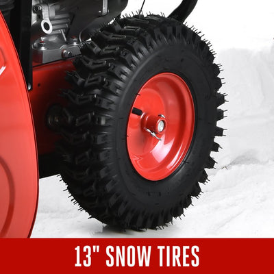 PowerSmart 24 in. Two Stage Electric Start Gas Snow Blower with Brigg Stratton Engine PSSAM24BS!  Brand new  Fully assembled-