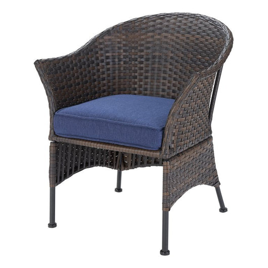 Mainstays Arlington Glen 4 Piece Wicker Leisure Set, Blue!

-Brand new and assembled 