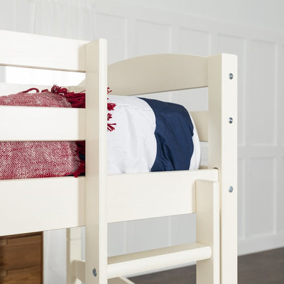 Manor Park Solid Wood Twin Over Twin Bunk Bed, White!

-Brand new in the box 
