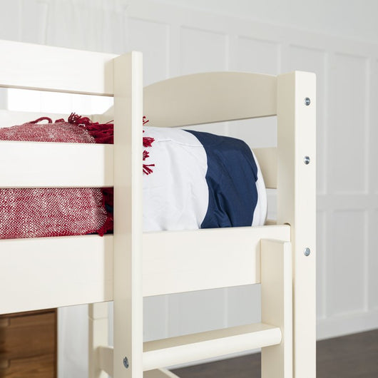 Manor Park Solid Wood Twin Over Twin Bunk Bed, White!

-Brand new in the box 