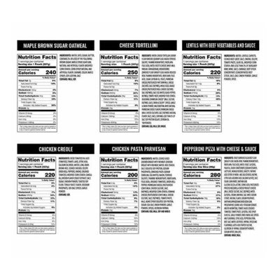 OMEALS Self Heating Emergency / Portable Meals 24-pack Assortment!

-Brand new in the box 