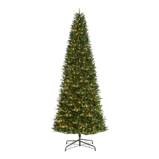 Holiday Time 12ft Pre-Lit Rockford Sure-Lit Pole Slim Pine Artificial Christmas Tree, LED, 12'!

-Brand new in the box 