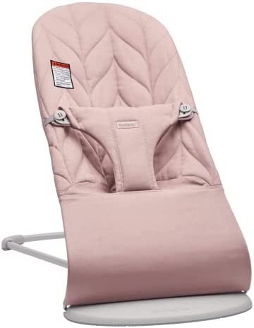 BabyBjörn Bouncer Bliss, Light Gray Frame, Cotton, Petal Quilt, Dusty Pink!

-Brand new in the box 